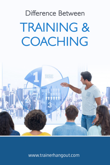Training and coaching are two terms that are used interchangeably, but they’re not synonyms. The two words hold different meanings and serve different purposes.